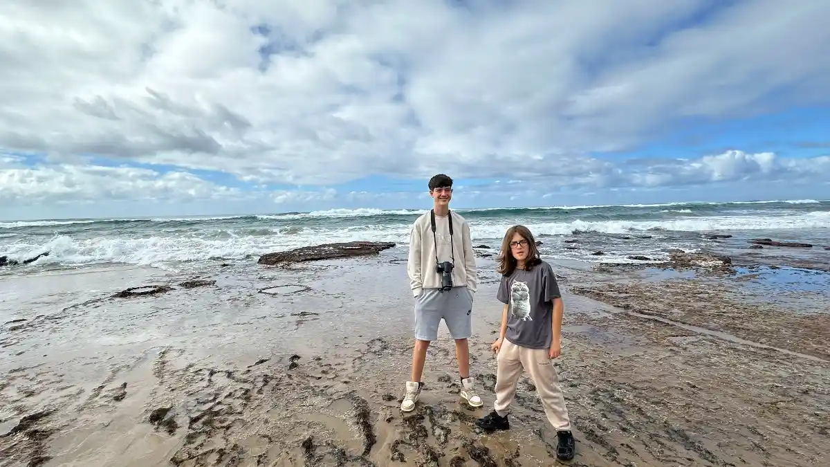 Mission rocks en iSimangaliso Westland Park, que vimos durante nuestro viaje por libre a Sudafrica